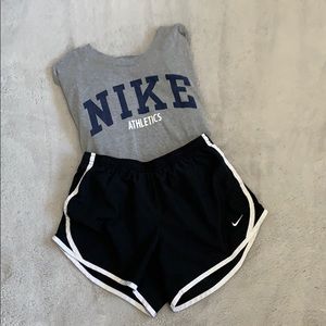 Kids large Nike running shorts.